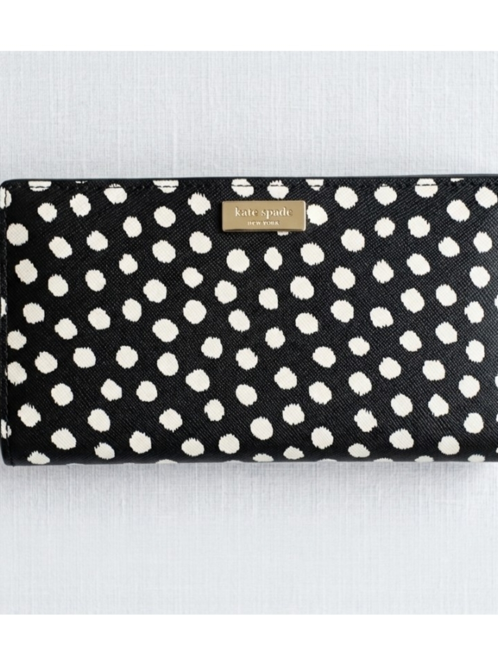 kate spade Stacy Slim Bifold Wallet In Musical Dot